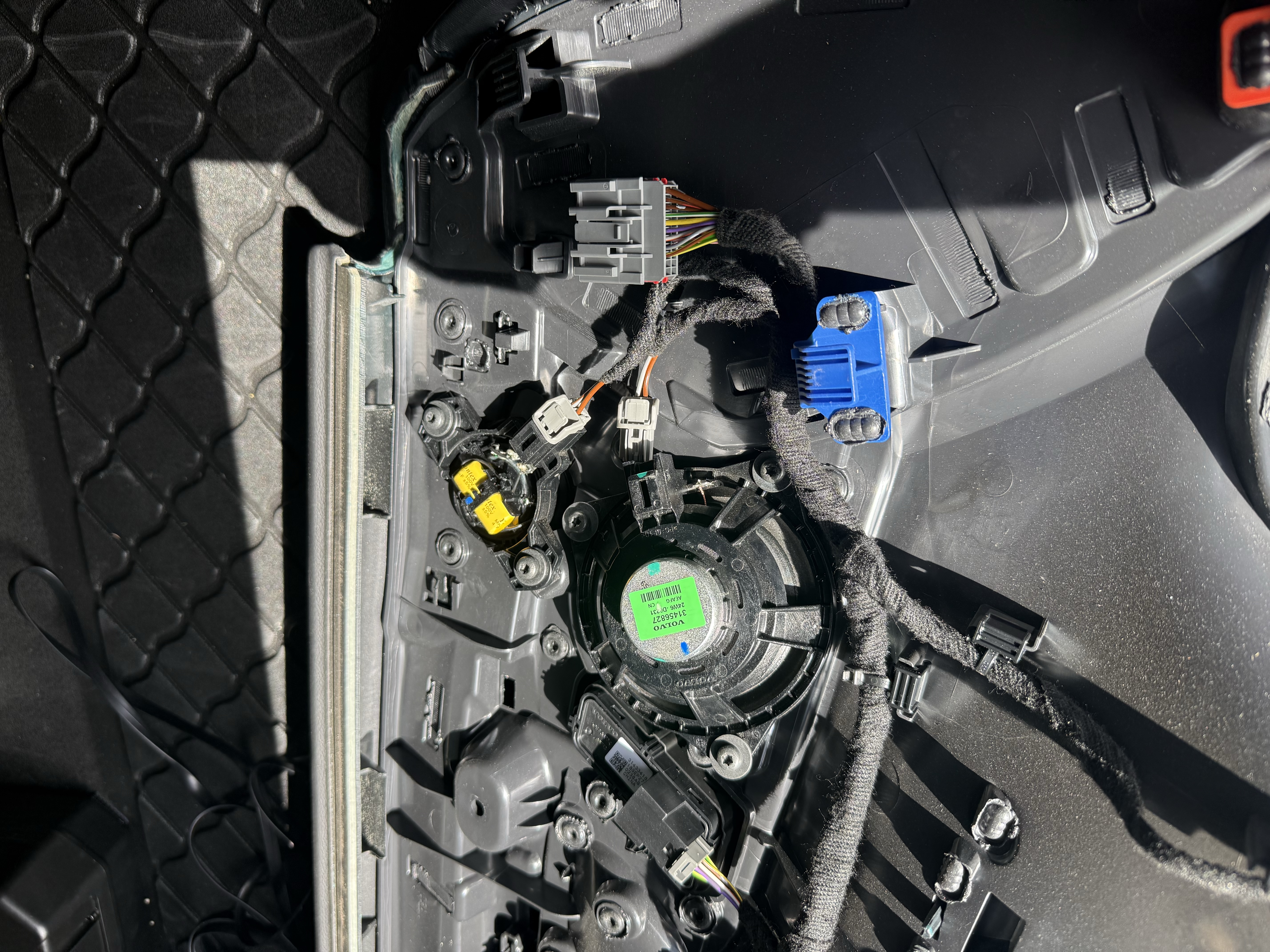 Front door card components